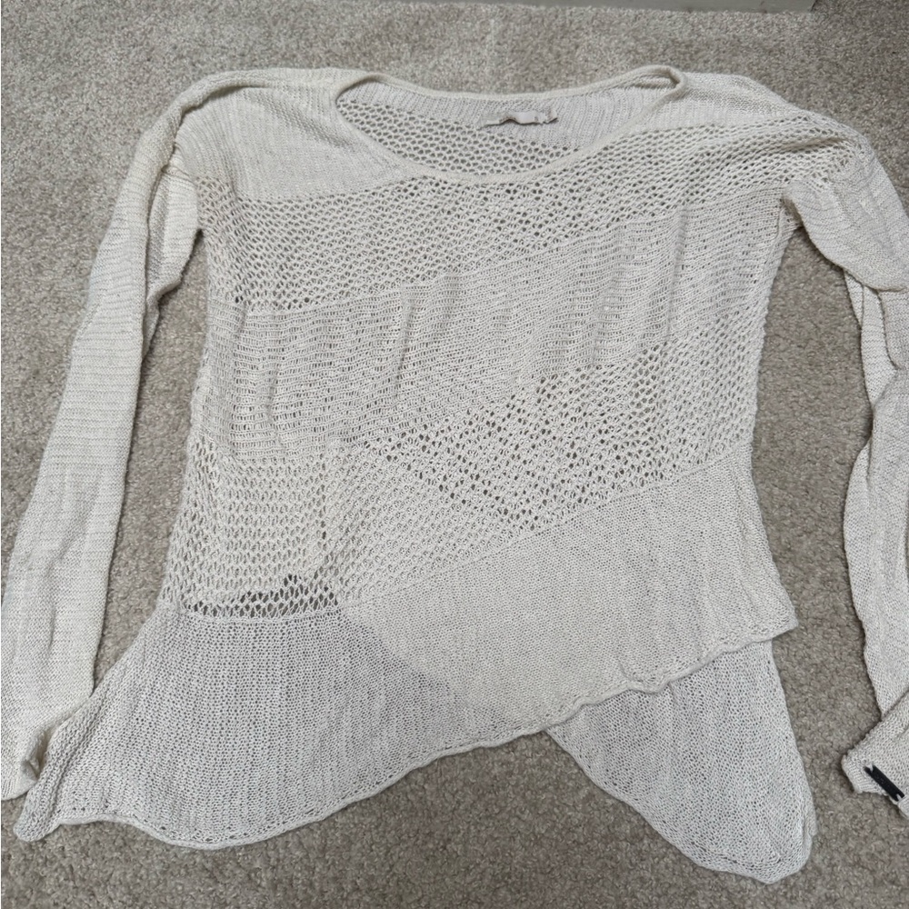 Prana Cream Knit Top